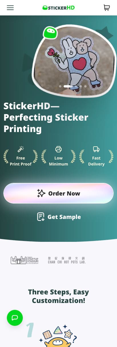 StickerHD Website